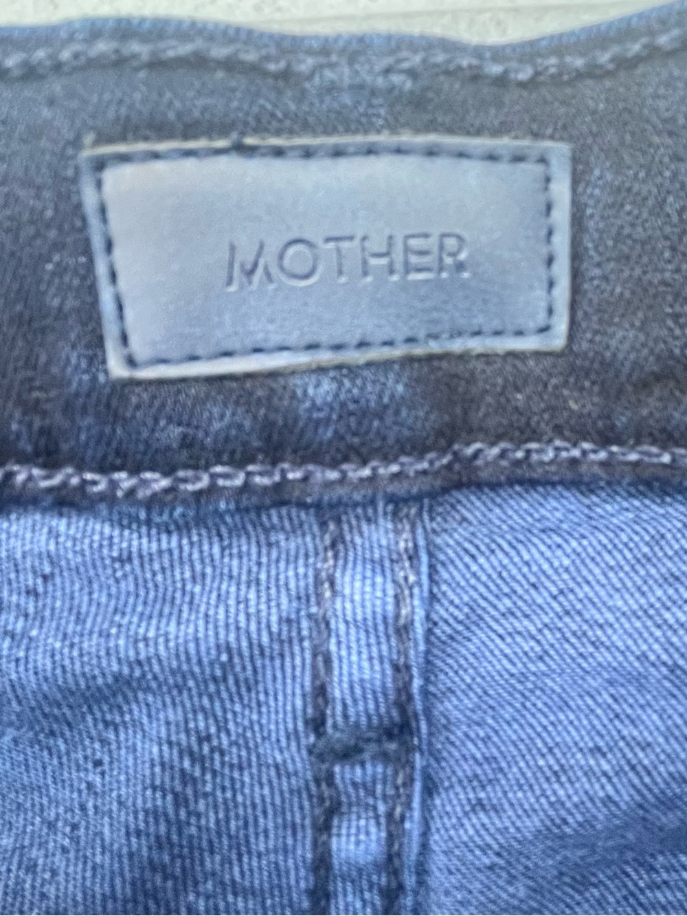 MOTHER the Insider Crop Step Fray Jeans After Party Wash Size 28 - Picture 4 of 14